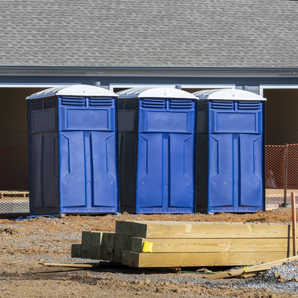 how often are the portable toilets cleaned and serviced during a rental period in Alberta